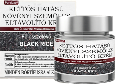đż PureluxoÂź Fekete Rizses BĆrregenerĂĄlĂł EsszenciakrĂ©m âš Szemölcsök, BĆrkinövĂ©sek Ă©s BĆrhibĂĄk CĂ©lzott ĂpolĂĄsĂĄra