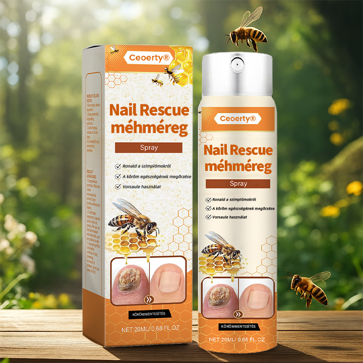 💥 2026 Korlátozott 70% KEDVEZMÉNY ️⏳ Ceoerty® NailRescue Kolirin méhméreg körömgomba spray 💥 Minden körömproblémát orvosolhatsz 2 héten belül🌿🌿