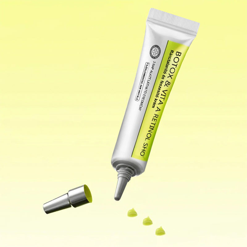 ✨ Vosxu™ Botox & Vita-A Retinol Shot ráncfelvarró szérum ✨ – 💉 Mikro-tűk | 💪 Botox-szerű peptidek | 🌿 Retinol | ⚡ Látható eredmények már 3 nap alatt