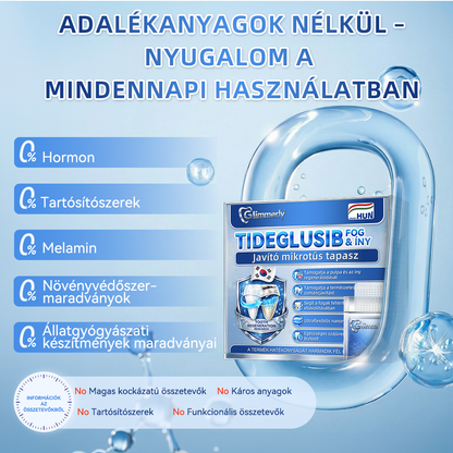 𝐆𝐥𝐢𝐦𝐦𝐞𝐫𝐥𝐲® Tideglusib orális csíkok – őssejtek aktiválása 🧬, dentin regeneráció 💎, zománcerősítés ⚡, fogfehérítés ✨, érzékenység csökkentése 💧, mikro-tűs szérum fogakhoz és ínyhez 💖, gyengéd mindennapi használatra 🦷