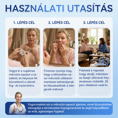 𝐆𝐥𝐢𝐦𝐦𝐞𝐫𝐥𝐲® Tideglusib orális csíkok – őssejtek aktiválása 🧬, dentin regeneráció 💎, zománcerősítés ⚡, fogfehérítés ✨, érzékenység csökkentése 💧, mikro-tűs szérum fogakhoz és ínyhez 💖, gyengéd mindennapi használatra 🦷