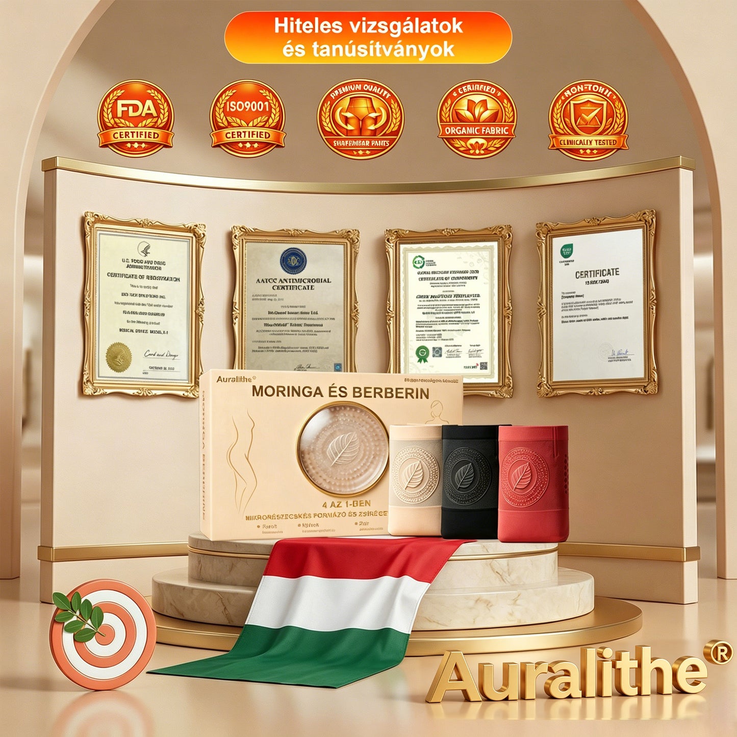 PAURAJU® 2026 🔥 Termogén zsírégető formáló rövidnadrág | Moringa & Berberin 4-az-1-ben 🧬 Mikrorészecskés technológia | Hasfeszesítés & alakformálás ⚡ Napi 30 perc | Gyors hatású karcsúsító fehérnemű | Zeolit kompresszió 🛡️ Orvosi minőség 🌸🔥⭐