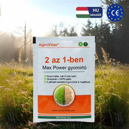 AEXZR® 2 az 1-ben maximális erejű gyomirtó – Gyors gyomirtás akár 6 órán belül ⚡ | Kettős hatás glifozát nélkül 🌿