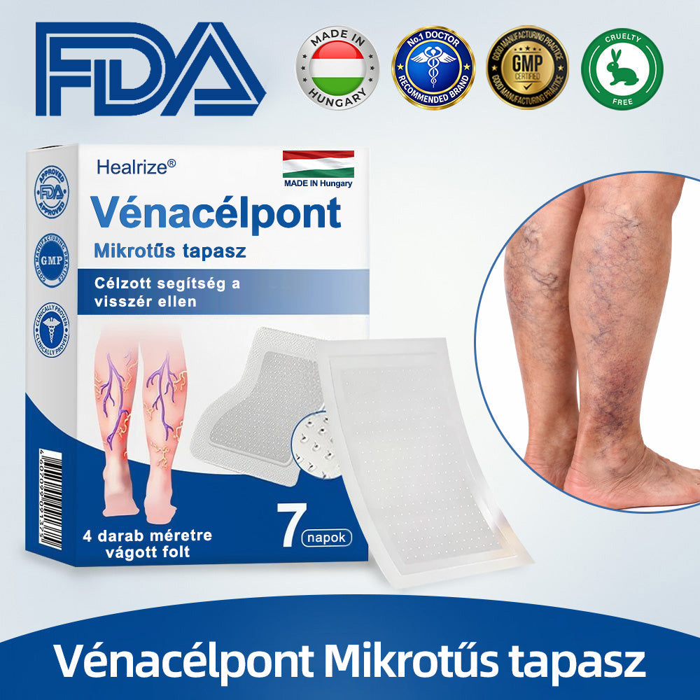 🇭🇺 𝐇𝐞𝐚𝐥𝐫𝐢𝐳𝐞® VeinTarget mikrotűs tapasz 🌿 | alpesi növényi vénás támogatás 🦵 | transzdermális mikrotű technológia ⚡ | krónikus vénás elégtelenségre | otthoni használat | gyors felszívódás | 96% klinikai siker 💪