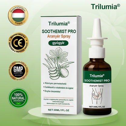 Trilumia® SootheMist PRO – Gyors enyhülés aranyér okozta fájdalomra és vérzésre 🔥 🌿 100% természetes, gyógynövény-alapú, adalékanyagok nélkül