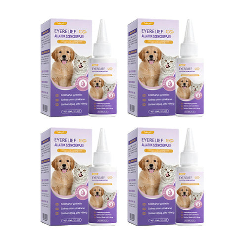 👩‍⚕️ Tainun® EyeRelief oční kapky pro mazlíčky ✅ Schváleno v CE | Rychlá úleva při zánětu spojivek, suchých očích, šedém zákalu a keratitidě 🐶🐱