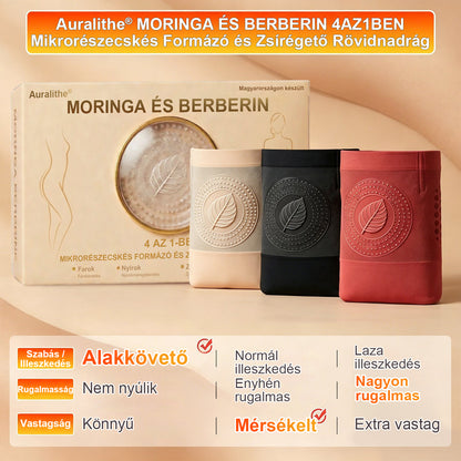 PAURAJU® 2026 🔥 Termogén zsírégető formáló rövidnadrág | Moringa & Berberin 4-az-1-ben 🧬 Mikrorészecskés technológia | Hasfeszesítés & alakformálás ⚡ Napi 30 perc | Gyors hatású karcsúsító fehérnemű | Zeolit kompresszió 🛡️ Orvosi minőség 🌸🔥⭐