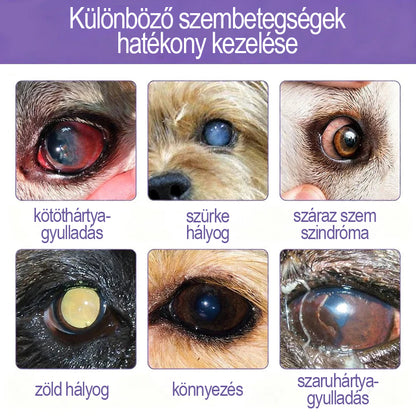 👩‍⚕️ Tainun® EyeRelief oční kapky pro mazlíčky ✅ Schváleno v CE | Rychlá úleva při zánětu spojivek, suchých očích, šedém zákalu a keratitidě 🐶🐱
