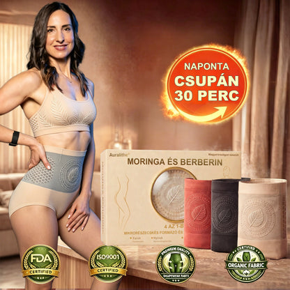 PAURAJU® 2026 🔥 Termogén zsírégető formáló rövidnadrág | Moringa & Berberin 4-az-1-ben 🧬 Mikrorészecskés technológia | Hasfeszesítés & alakformálás ⚡ Napi 30 perc | Gyors hatású karcsúsító fehérnemű | Zeolit kompresszió 🛡️ Orvosi minőség 🌸🔥⭐