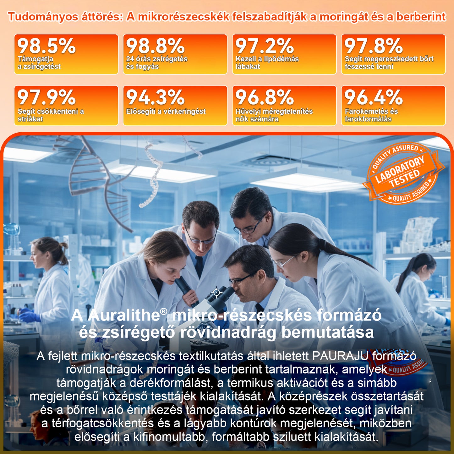 PAURAJU® 2026 🔥 Termogén zsírégető formáló rövidnadrág | Moringa & Berberin 4-az-1-ben 🧬 Mikrorészecskés technológia | Hasfeszesítés & alakformálás ⚡ Napi 30 perc | Gyors hatású karcsúsító fehérnemű | Zeolit kompresszió 🛡️ Orvosi minőség 🌸🔥⭐