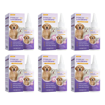 👩‍⚕️ Tainun® EyeRelief oční kapky pro mazlíčky ✅ Schváleno v CE | Rychlá úleva při zánětu spojivek, suchých očích, šedém zákalu a keratitidě 🐶🐱