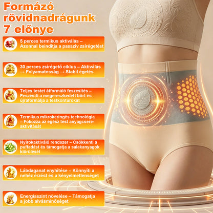 PAURAJU® 2026 🔥 Termogén zsírégető formáló rövidnadrág | Moringa & Berberin 4-az-1-ben 🧬 Mikrorészecskés technológia | Hasfeszesítés & alakformálás ⚡ Napi 30 perc | Gyors hatású karcsúsító fehérnemű | Zeolit kompresszió 🛡️ Orvosi minőség 🌸🔥⭐