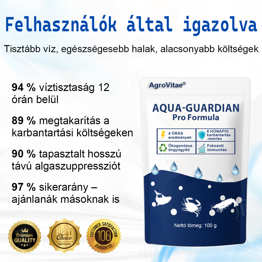 ✨ AgroVitae® algaeltávolító szer — Kettős hatású, fejlett megoldás az algák gyors eltávolítására és a víz tökéletes egyensúlyának helyreállítására 🧬🐟💧