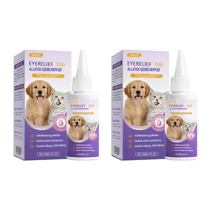 👩‍⚕️ Tainun® EyeRelief oční kapky pro mazlíčky ✅ Schváleno v CE | Rychlá úleva při zánětu spojivek, suchých očích, šedém zákalu a keratitidě 🐶🐱