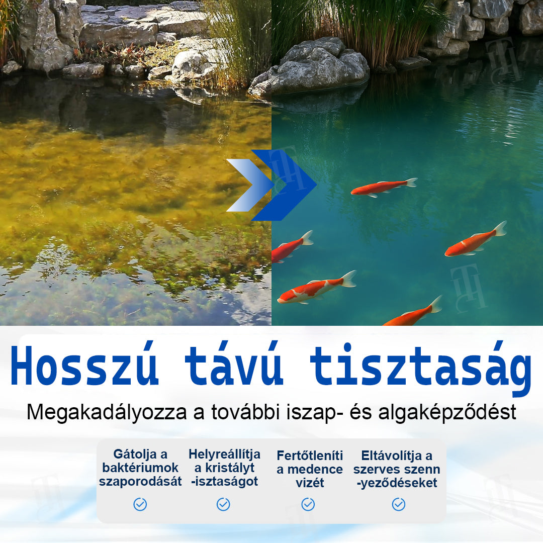 ✨ AgroVitae® algaeltávolító szer — Kettős hatású, fejlett megoldás az algák gyors eltávolítására és a víz tökéletes egyensúlyának helyreállítására 🧬🐟💧