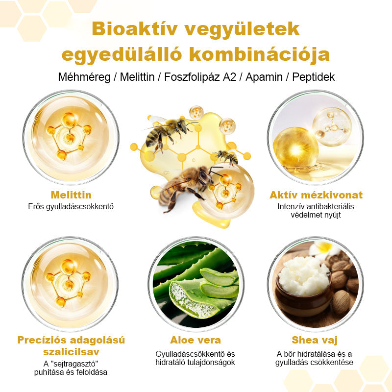 🐝 Auralithe® PsoriaSoothe – Szteroidmentes méhméreges krém viszkető, hámló és érzékeny bőrre 🍎