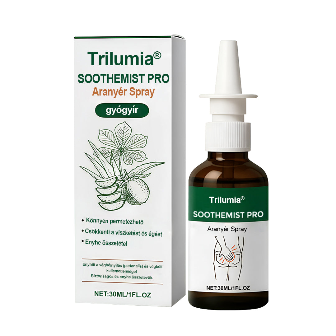 Trilumia® SootheMist PRO – Gyors enyhülés aranyér okozta fájdalomra és vérzésre 🔥 🌿 100% természetes, gyógynövény-alapú, adalékanyagok nélkül