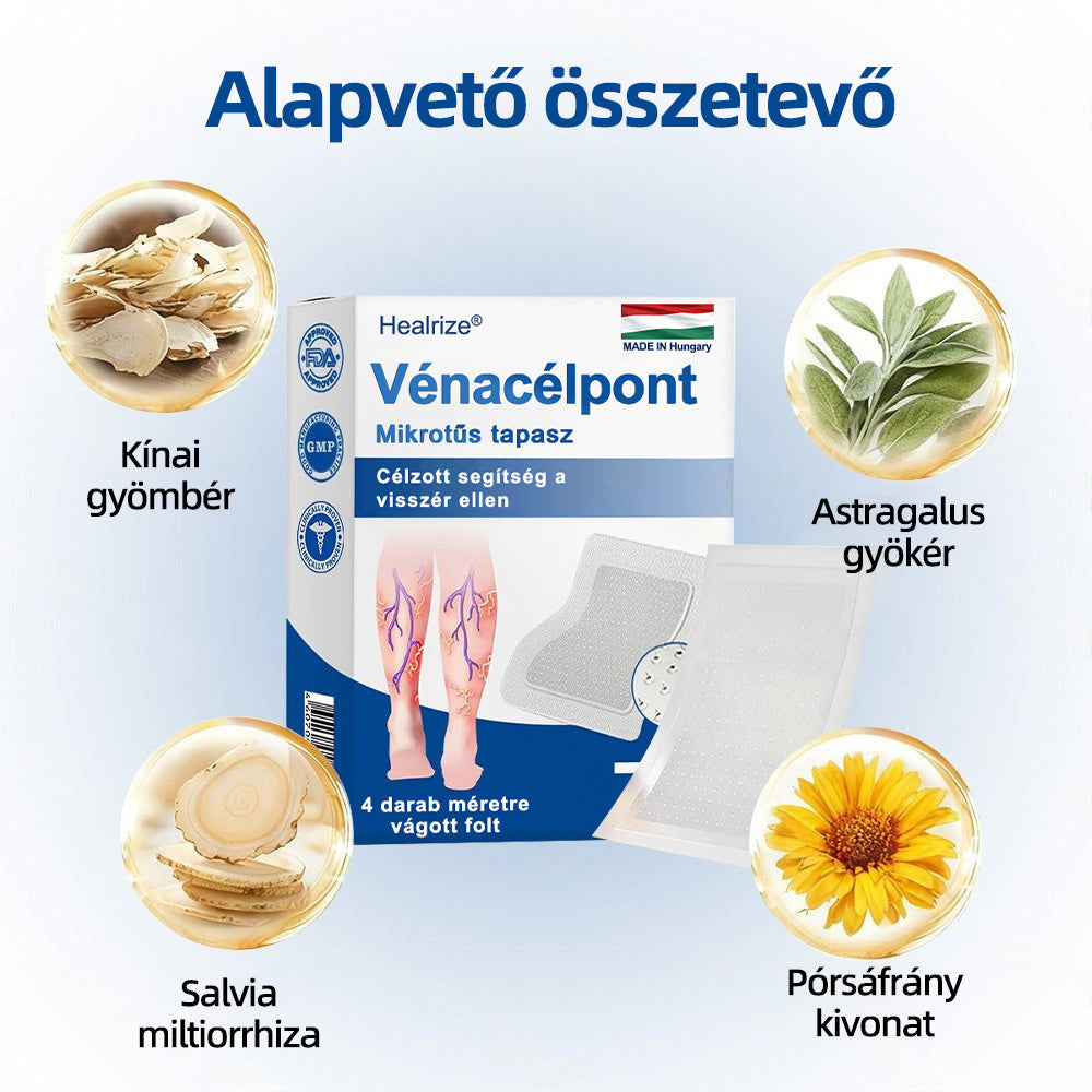 🇭🇺 𝐇𝐞𝐚𝐥𝐫𝐢𝐳𝐞® VeinTarget mikrotűs tapasz 🌿 | alpesi növényi vénás támogatás 🦵 | transzdermális mikrotű technológia ⚡ | krónikus vénás elégtelenségre | otthoni használat | gyors felszívódás | 96% klinikai siker 💪