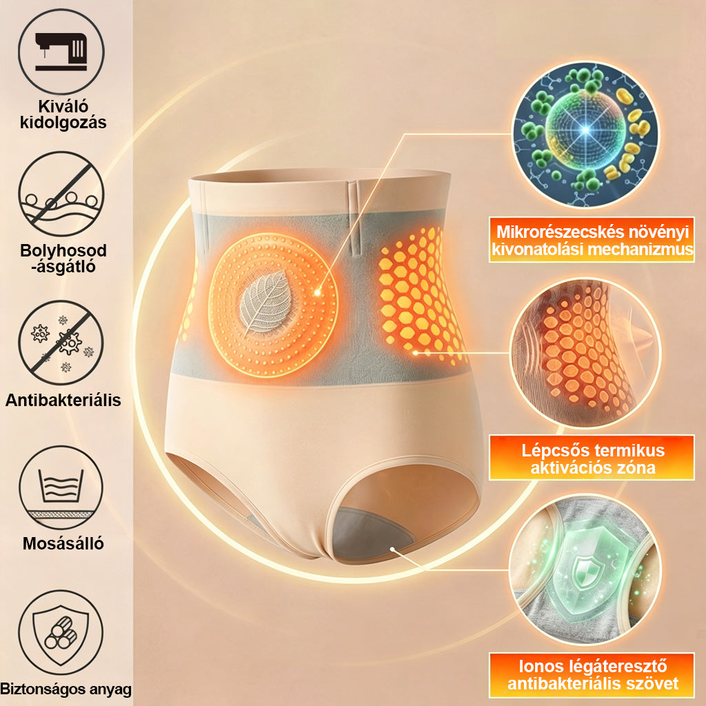 PAURAJU® 2026 🔥 Termogén zsírégető formáló rövidnadrág | Moringa & Berberin 4-az-1-ben 🧬 Mikrorészecskés technológia | Hasfeszesítés & alakformálás ⚡ Napi 30 perc | Gyors hatású karcsúsító fehérnemű | Zeolit kompresszió 🛡️ Orvosi minőség 🌸🔥⭐