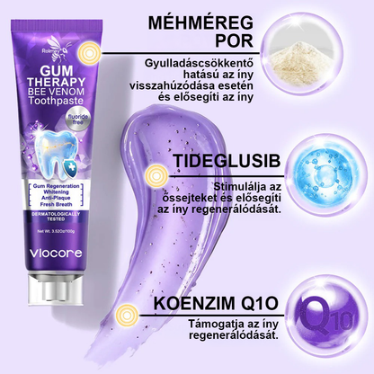 🌟 Rolimey® VioCore Propolisz fogkrém 🦷 Fogfájás enyhítése 3 nap alatt · 7 napos ínyregeneráció · Parodontális betegségek megelőzése · Méhméreg és természetes ásványi anyagok tökéletes kombinációja 🌟